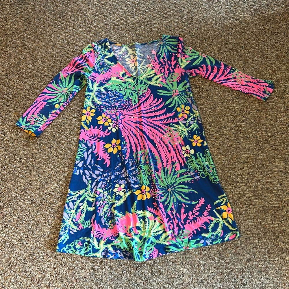 Lily Pulitzer dress-XS 3/4 sleeves